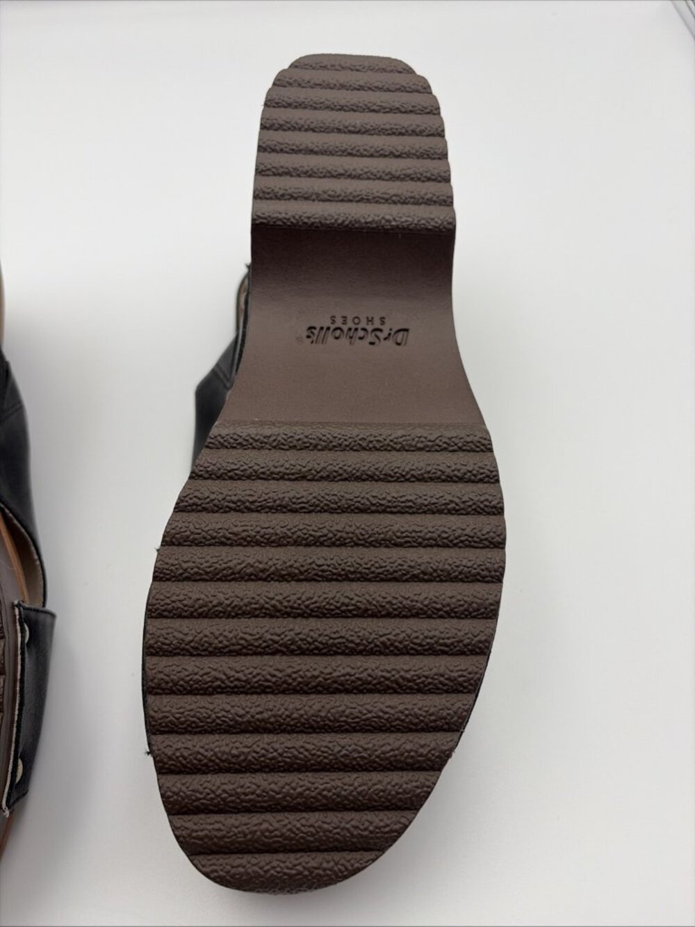 Dr. Scholl’s Women’s 9.5 Black Wedge Platform Slingback Sandals Studded WESLEE - Picture 5 of 8